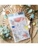 Chou & Flowers - Tampon clear - Dear friend - Rêve Azur