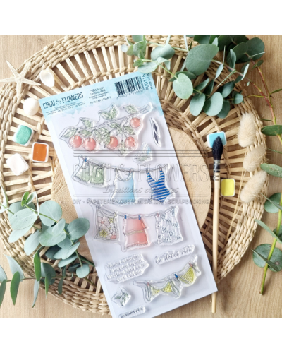 Chou & Flowers - Tampon clear - Lessive d'été - Rêve Azur