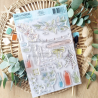 Tampon clear A5 - Herbier garrigue - Rêve Azur | Chou & Flowers