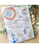 Chou & Flowers - Tampon clear - Le hublot - Rêve Azur