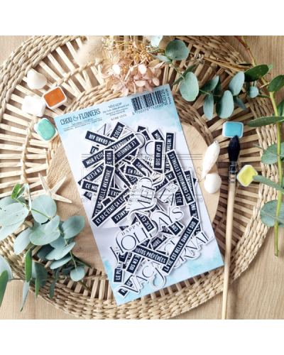Chou & Flowers - Die-cuts - Jolies phrases sud - Rêve Azur