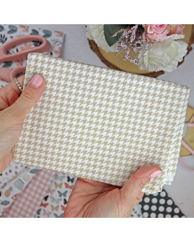 Rita's Diary - Coupon de tissu - Pied de poule