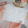 Coupon de tissu - Pois Noir & Blanc - Rita's Diary | RitaRita