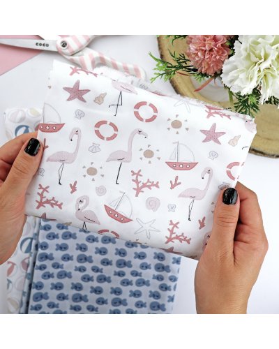 Coupon de tissu - Aruba - Ohana en la playa | Alúa Cid