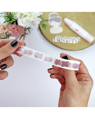 Alúa Cid - Washi-tape - Koi - Ohana en la playa