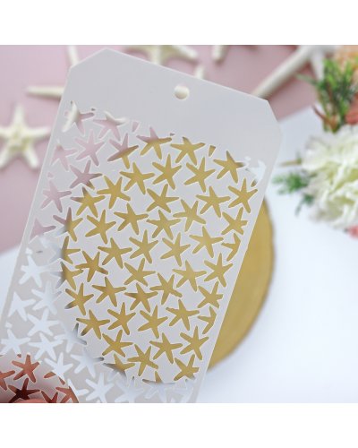 Pochoir - Étoiles de mer - Ohana en la playa | Alúa Cid