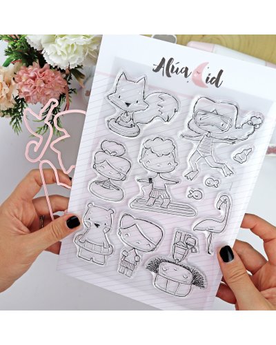 Alúa Cid - Tampons & Dies A5 - Baignade - Ohana en la playa