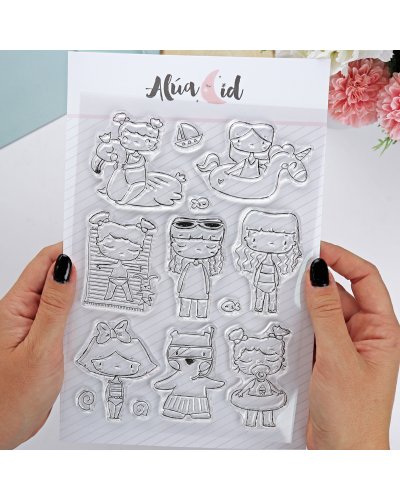 Tampon clear A5 - Plage - Ohana en la playa | Alúa Cid