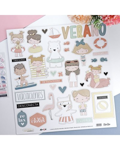 Alúa Cid - Chipboard - Ohana en la playa