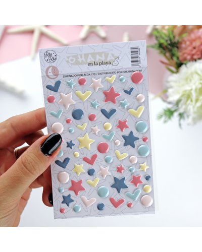 Alúa Cid - Enamels Dots - Ohana en la playa