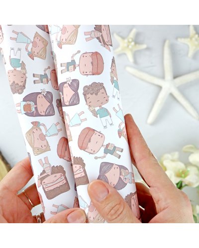 Papier laminé 32x45 - Pot pourri - Hawaii | Alúa Cid