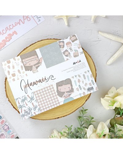Alúa Cid - Bloc papiers 15x20 - Hawaii 