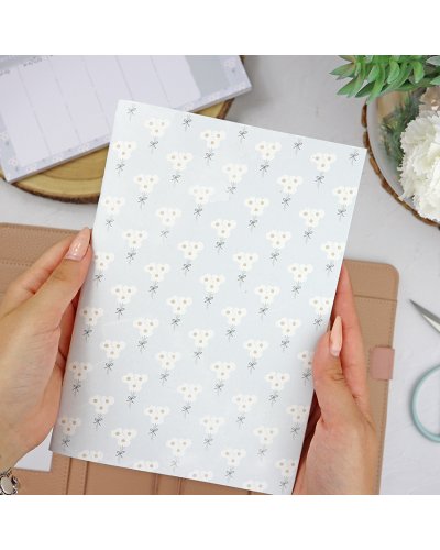 Alúa Cid - Cahier format A5 - Fleurs - Sea lo que sea