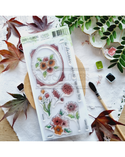 Chou & Flowers - Tampon clear DL - Mes petites fleurs - L'orée des bois