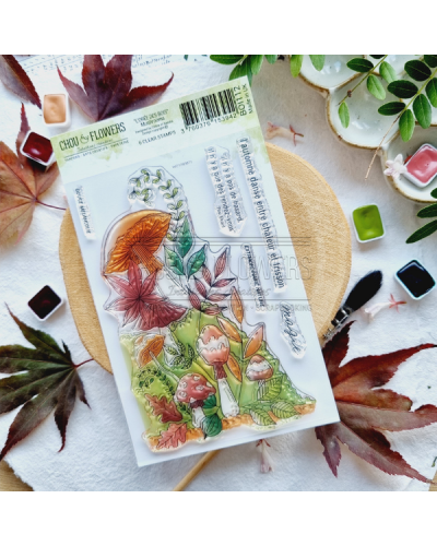 Chou & Flowers - Tampon clear A6 - Mushrooms - L'orée des bois