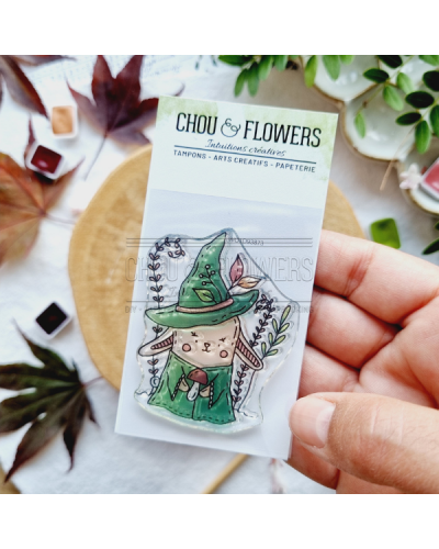 Chou & Flowers - Tampon clear A8 - Doudou des bois - L'orée des bois