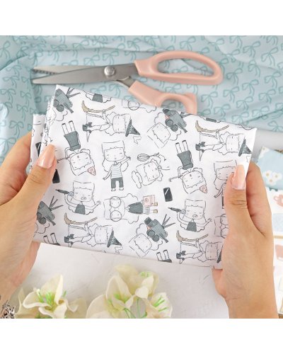 Coupon de tissu - Pot pourri Chanel - Sea lo que sea | Alúa Cid