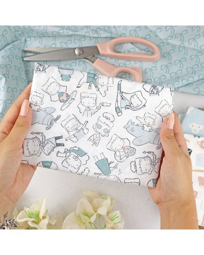 Coupon de tissu - Pot pourri vert - Sea lo que sea | Alúa Cid