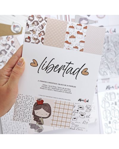 Bloc papiers 15x20 - Libertad | Alúa Cid