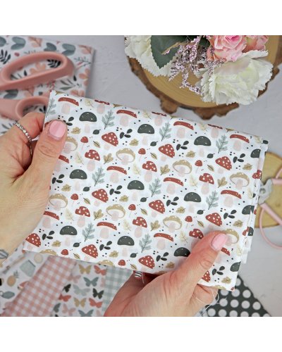Rita's Diary - Coupon de tissu - Champignons
