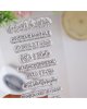 RitaRita - Tampon clear - Messaggi di Natale