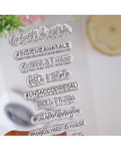 RitaRita - Tampon clear - Messaggi di Natale