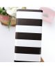 RitaRita - Classeur 10x10cm - Rayures noir - Basic