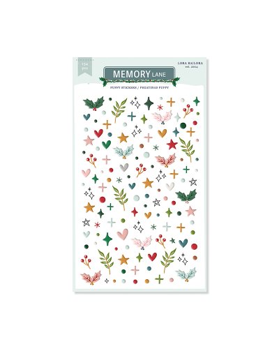 Autocollants puffy - Fomres - Memory Lane | Lora Bailora