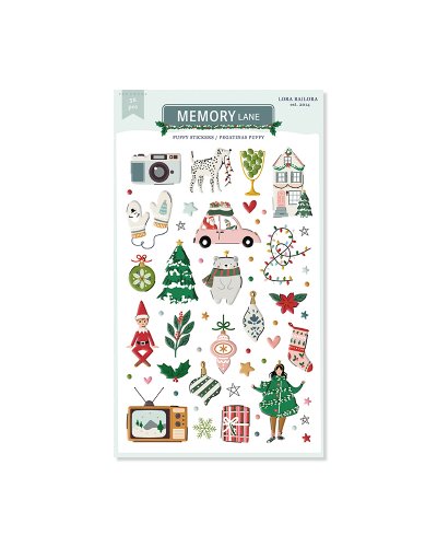 Autocollants puffy - Illustrations - Memory Lane | Lora Bailora