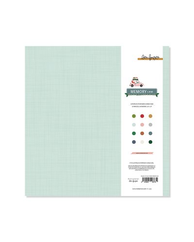 Lora Bailora - Kit papiers 30x30cm Faux-unis - Memory Lane