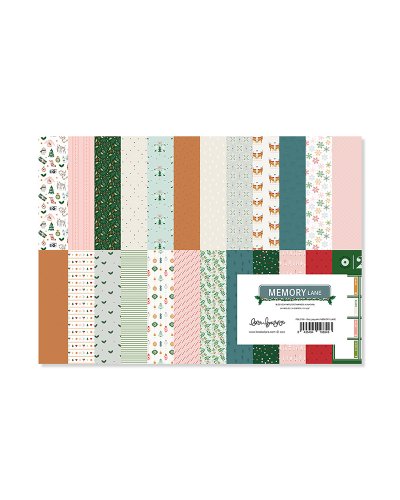 Lora Bailora - Bloc papiers 15x20cm - Memory Lane