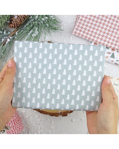 Alúa Cid - Coupon de tissu - Sapins - Ohana en diciembre