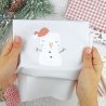 Pan de tissu - Bonhomme de neige - Ohana en diciembre | Alúa Cid