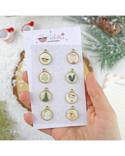 Alúa Cid - Lot de 8 Breloques - Ohana en diciembre
