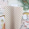 Papier laminé 32x45 - Vichy camel - Ohana en diciembre | Alúa Cid