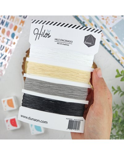 Fils cirés - Black & White | Dunaon