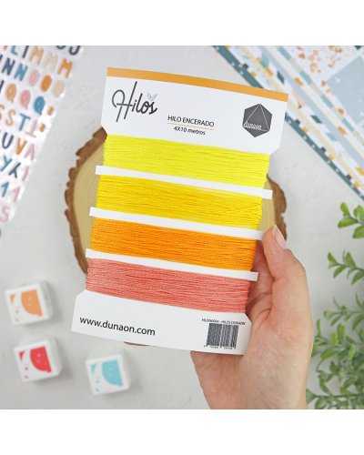 Fils cirés - Jaune | Dunaon