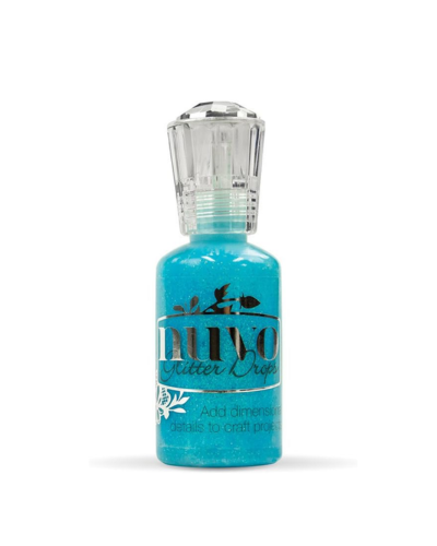 Nuvo Glitter Drops - Blue Lagoon