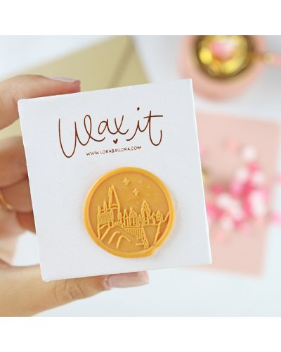 Lora Bailora - Sceau en laiton - Hogwarts - Wax It