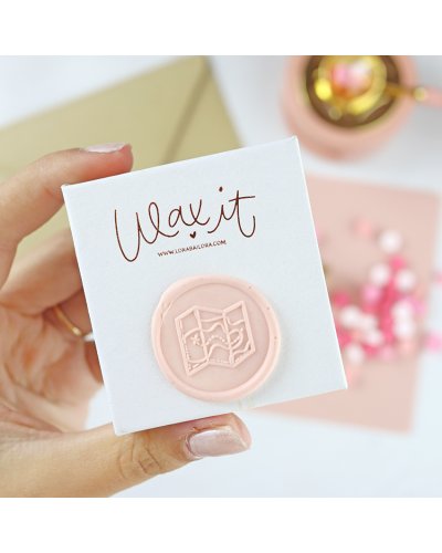 Lora Bailora - Sceau en laiton - Explorateur - Wax It