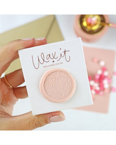 Lora Bailora - Sceau en laiton - Feuillage - Wax It