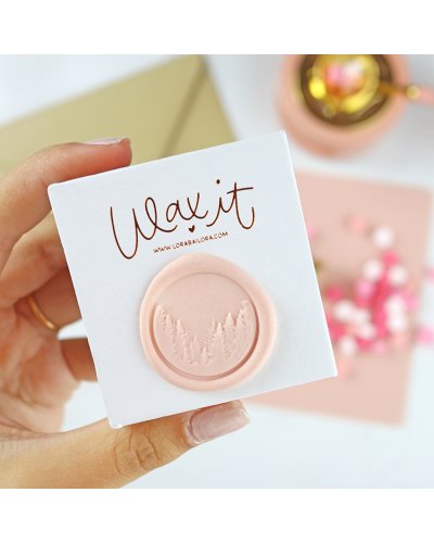 Lora Bailora - Sceau en laiton - Forêt - Wax It