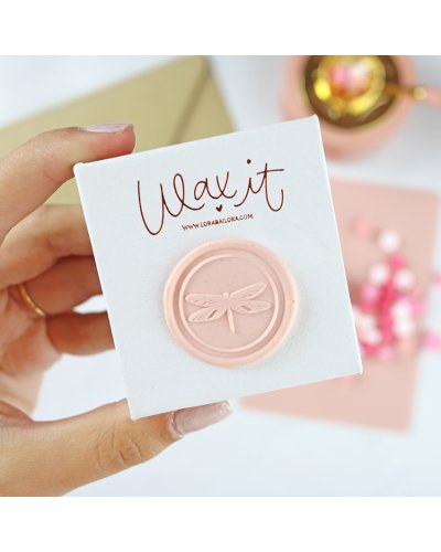 Lora Bailora - Sceau en laiton - Libellule - Wax It