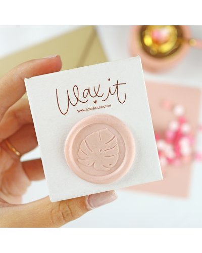 Lora Bailora - Sceau en laiton - Monstera - Wax It