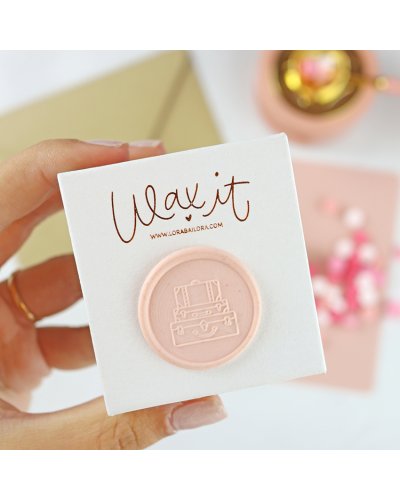 Lora Bailora - Sceau en laiton - Valises - Wax It