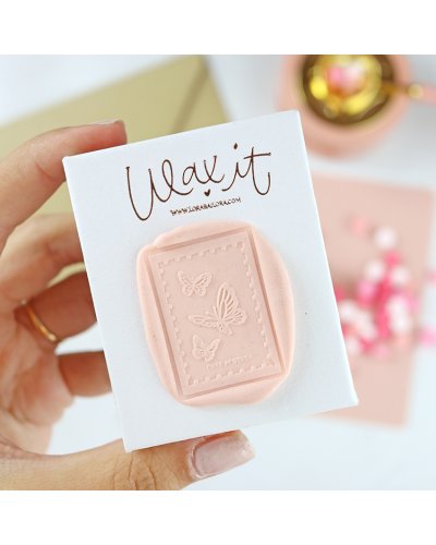 Sceau en laiton - Timbre papillon - Wax It | Lora Bailora