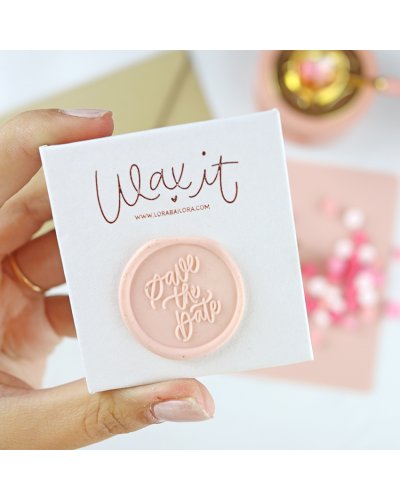 Lora Bailora - Sceau en laiton - Save the date - Wax It