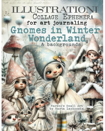 Maremi's Small Art - Gnomes in Winter Wonderland & Backgrounds - Illustrationi 