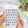 Tampon clear A6 - ABC Marina - Little M | Lora Bailora