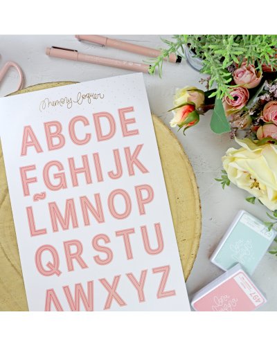 Dies - Alphabet imbriqué - Little M | Lora Bailora